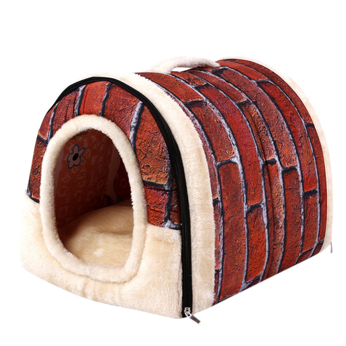Warm Soft Mat Pet Dog Bed House